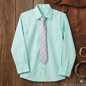 Boys shirt and tie